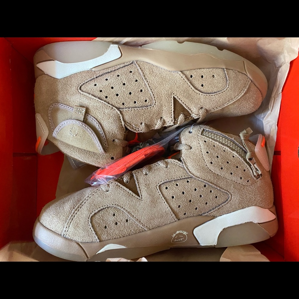 TRAVIS SCOTT X AIR JORDAN 6 RETRO 'BRITISH KHAKI'
